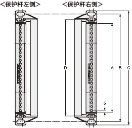 保護(hù)桿裝配尺寸