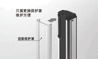 保護(hù)檢測(cè)面的前面保護(hù)罩