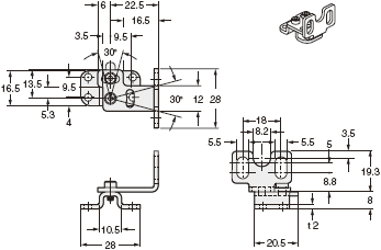 MS-SF2B-1(L) 側(cè)面安裝時(shí)