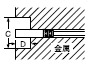 與周圍金屬的距離