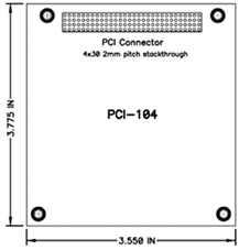 оͨ JetCard 2105  PCI-104ǶʽQC(j)